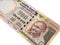 Indian currency 500 rupee cancelled banknote, India banned money