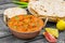 Indian Delicious Cuisine Paneer Tikka Masala With Tandoori Chapati