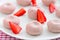 Indian dessert-Bengali Strawberry sandesh