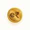 indian digital currency e rupee golden coin design