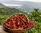 A Indian dish named as Kanda bhaji usually served in Maharashtra during rainy season