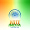 Indian election banner design illustration