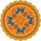 Indian Elephant Pattern Rosette