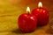 Indian festival Diwali , Glowing apple shape candle