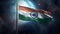 Indian Flag in Space