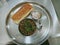 Indian food gorse misal pav