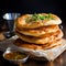 Indian Fry Bread: Flat Dough Bread for Indian Tacos, Fried or Deep-Fried