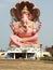 Indian god lord Ganesha tallest statue in town Kolhapur