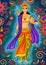 Indian God Rama for Dussehra festival celebration in India