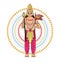 Indian god vector hinduism godhead of goddess and godlike idol Ganesha in India illustration set of asian godly religion