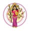 Indian god vector hinduism godhead of goddess and godlike idol Ganesha in India illustration set of asian godly religion