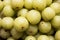 Indian gooseberry or Amla or avla fruit, selective focus