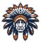 Indian head mascot