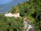 Indian hilly roads with green landscape