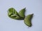 Indian Hyacinth Beans or Avarekai with and without peeled seeds  on white background