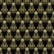Indian inspired floral seamless damask pattern