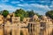 Indian landmark Gadi Sagar in Rajasthan