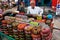Indian man selling bangels at Sadar Market, Jodhpur, India