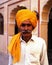 Indian man wearing a turban, Samode, India.