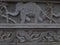 The Indian Marble Artwork On the wall of Temple