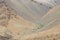 Indian marking on mountain at Kargil, Ladakh, India