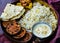 Indian meal or Sindhi vegetarian thali