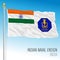 Indian military Naval flag, India, asiatic country