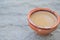 Indian Milk Tea on traditional clay pot