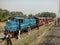 Indian narrow-gauge-train. Indian railway