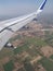 Indian national highway or express way aerial view