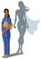 Indian Nurse Superheroine Shadow