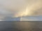 Indian Ocean rainbow. West of Australia