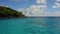 Indian ocean Seychelles drone footage