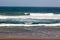 The Indian ocean waves at Umhlanga beach.