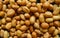 Indian organic peanuts closeup shot.