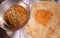 Indian pakistan break fast poori halwa tasty