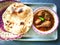 Indian Pakistani lunch dinner food Asian food chicken gravy gravy with naan roti