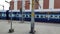Indian passenger train entering indian Railway