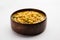 Indian Ragda Curry made with dried white peas or safed vatana, served in a bowl