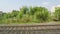 Indian Railway, Train Track and Landscape, India, Time Lapse