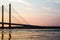 Indian River Inlet Bridge at sunset