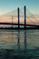 Indian River Inlet Bridge at sunset