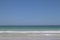 Indian Rocks Beach on the Gulf of Mexico in Florida. Blue sea, ocean horizon wave