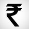 Indian rupee icon