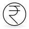 Indian rupee symbol icon