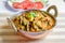 Indian Sabzi Bhindi Masala Okra Cooked in Gravy