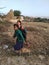 Indian school student cheldren mauntain village female
