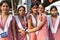 Indian schoolgirls