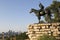 Indian Scout Statue in Kansas city Missouri Midwest USA