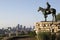 Indian Scout Statue in Kansas city Missouri USA